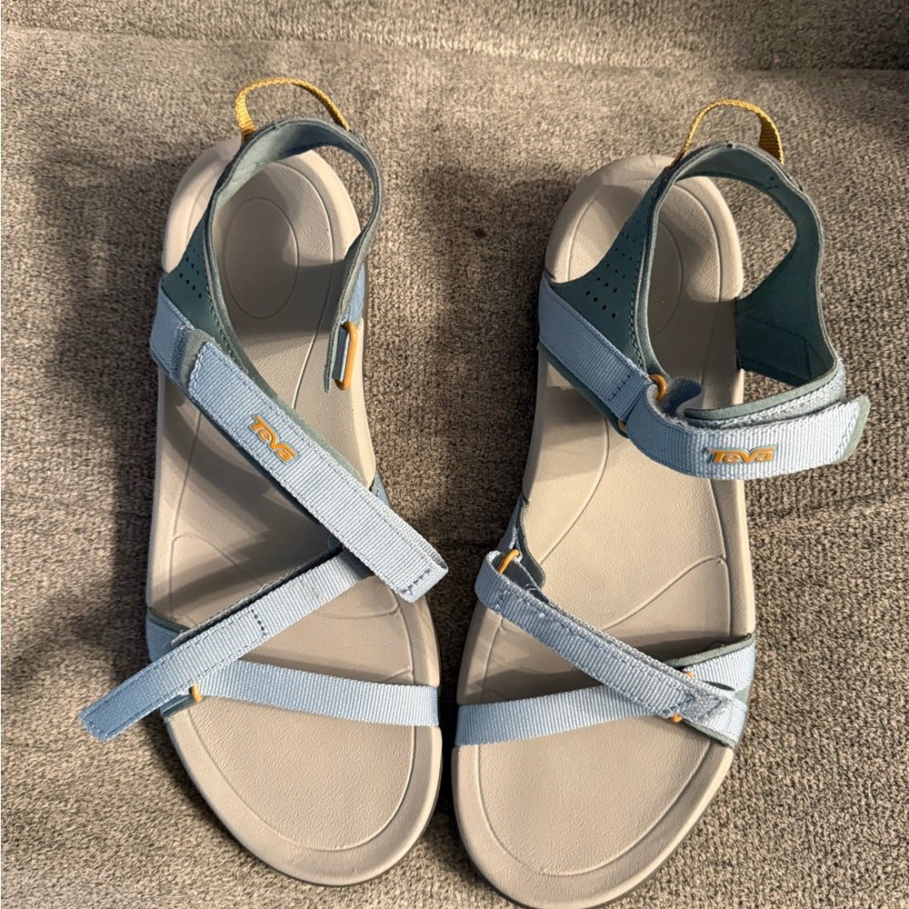 Teva Women's Light Blue Strappy Sport Sandals